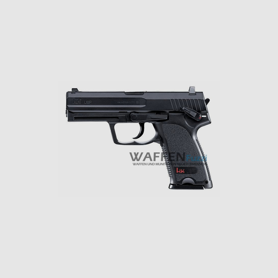 Heckler & Koch USP CO2 Pistole 4,5 mm BB, brüniert