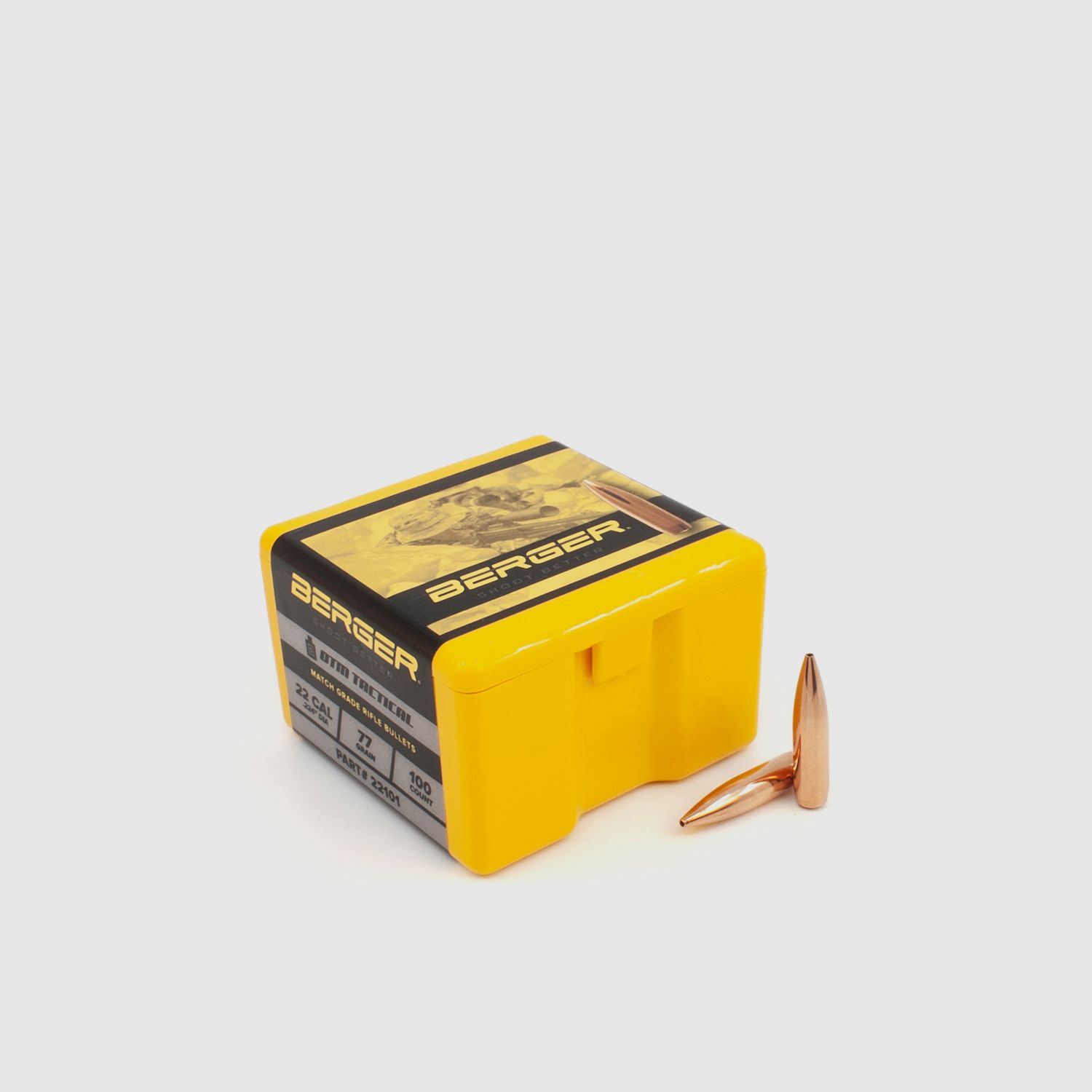 Berger Geschoss .22 OTM Tactical 77GR 100 Stück, Bild 2 von 11