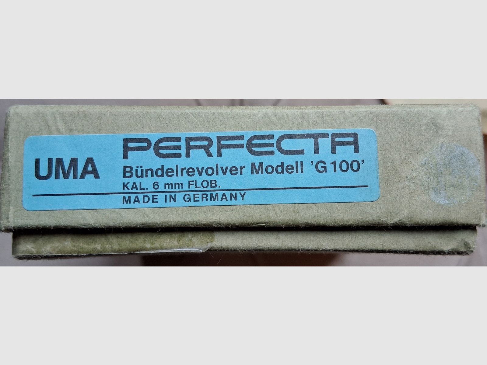 Pepperbox Perfecta G100 bundle revolver 6mm blank free from 18 tear gas gun