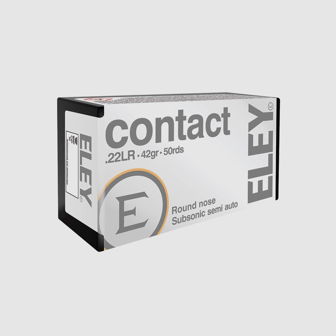 Eley Contact .22 LR 42GR LRN 50 cartouches