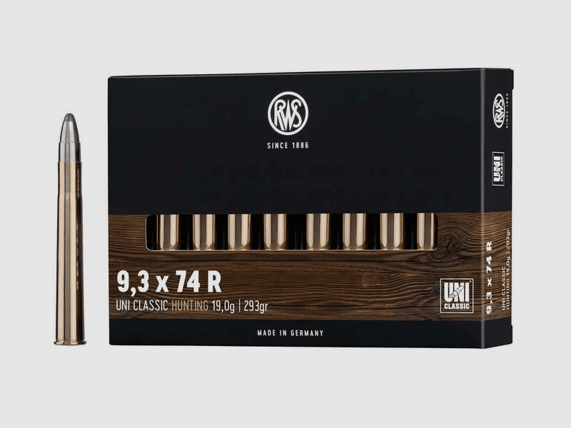 RWS 9,3x74 R Uni Classic 293 gr. - 20 Stk
