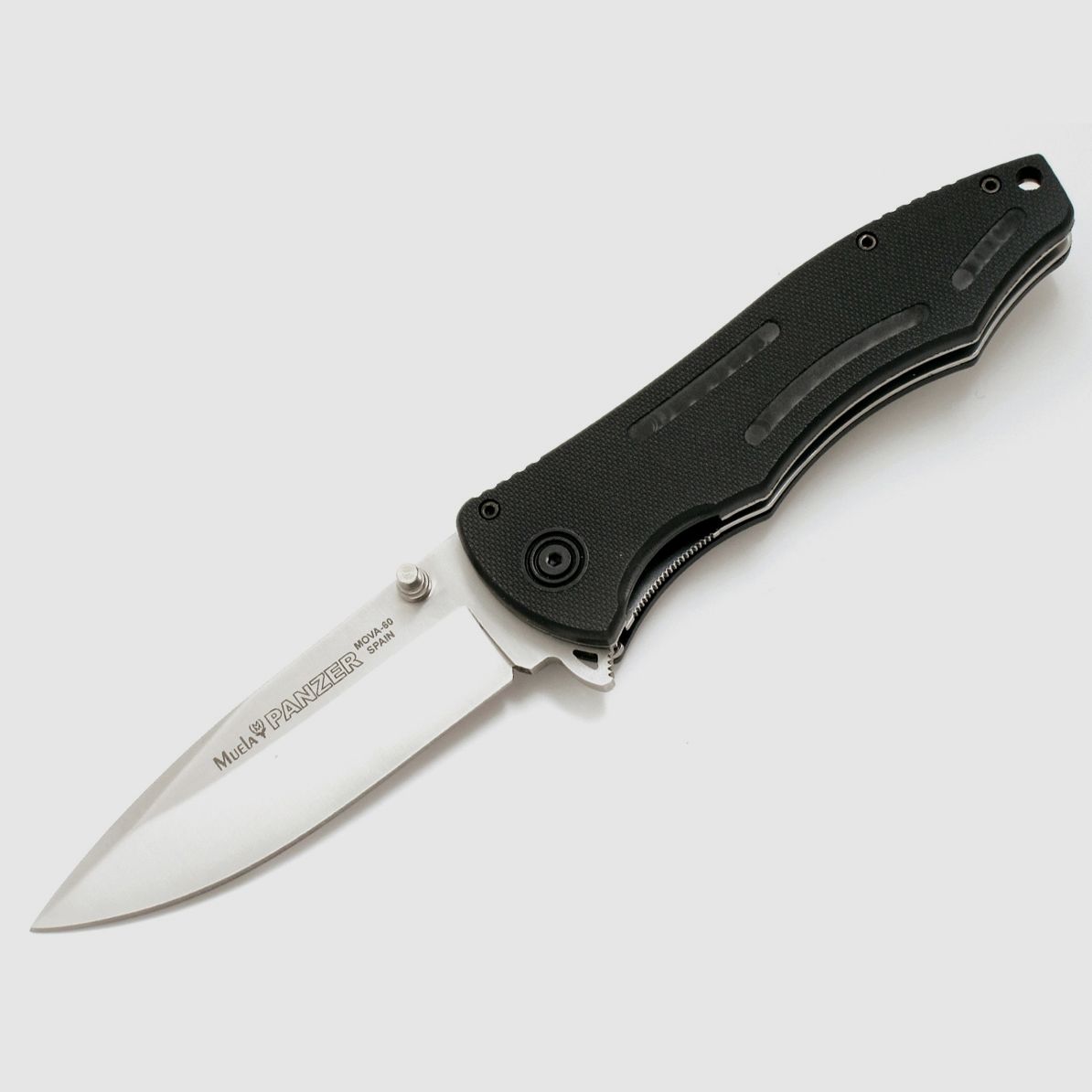 Cuchillo de bolsillo Muela Panzer negro