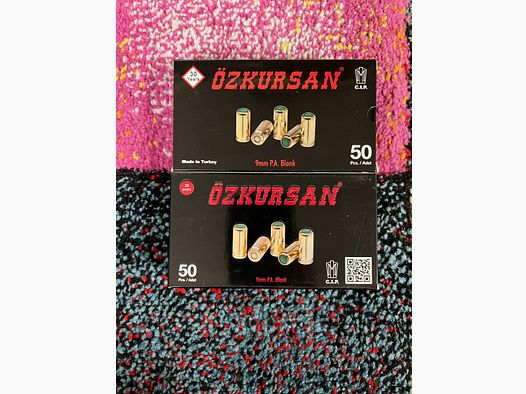 9mm PAK cartuchos de fogueo Özkursan - Coleccionista