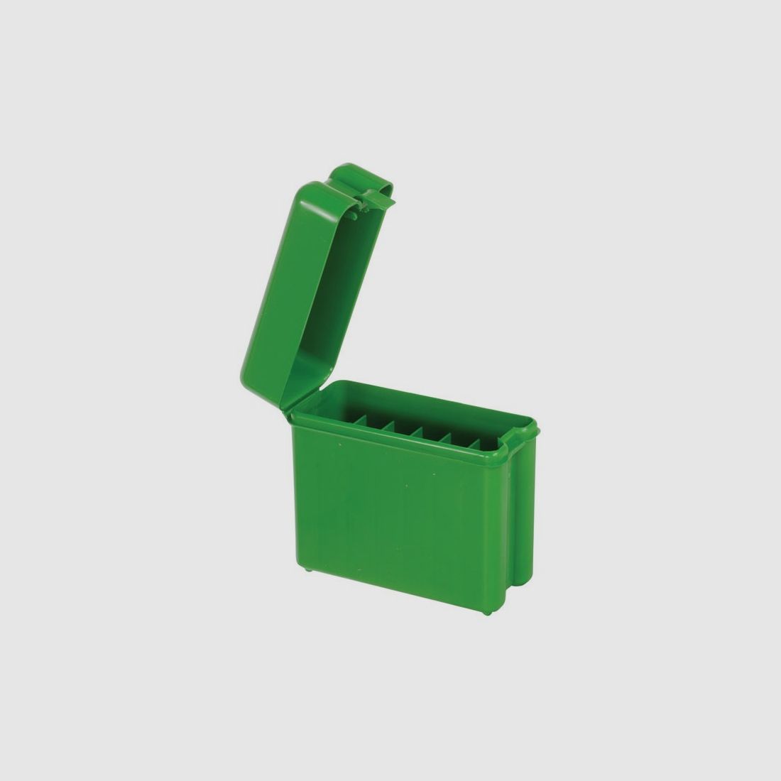 MTM scatola per cartucce RL-20-10 verde con coperchio a ribalta per 20 cartucce .220 Swift e altre.