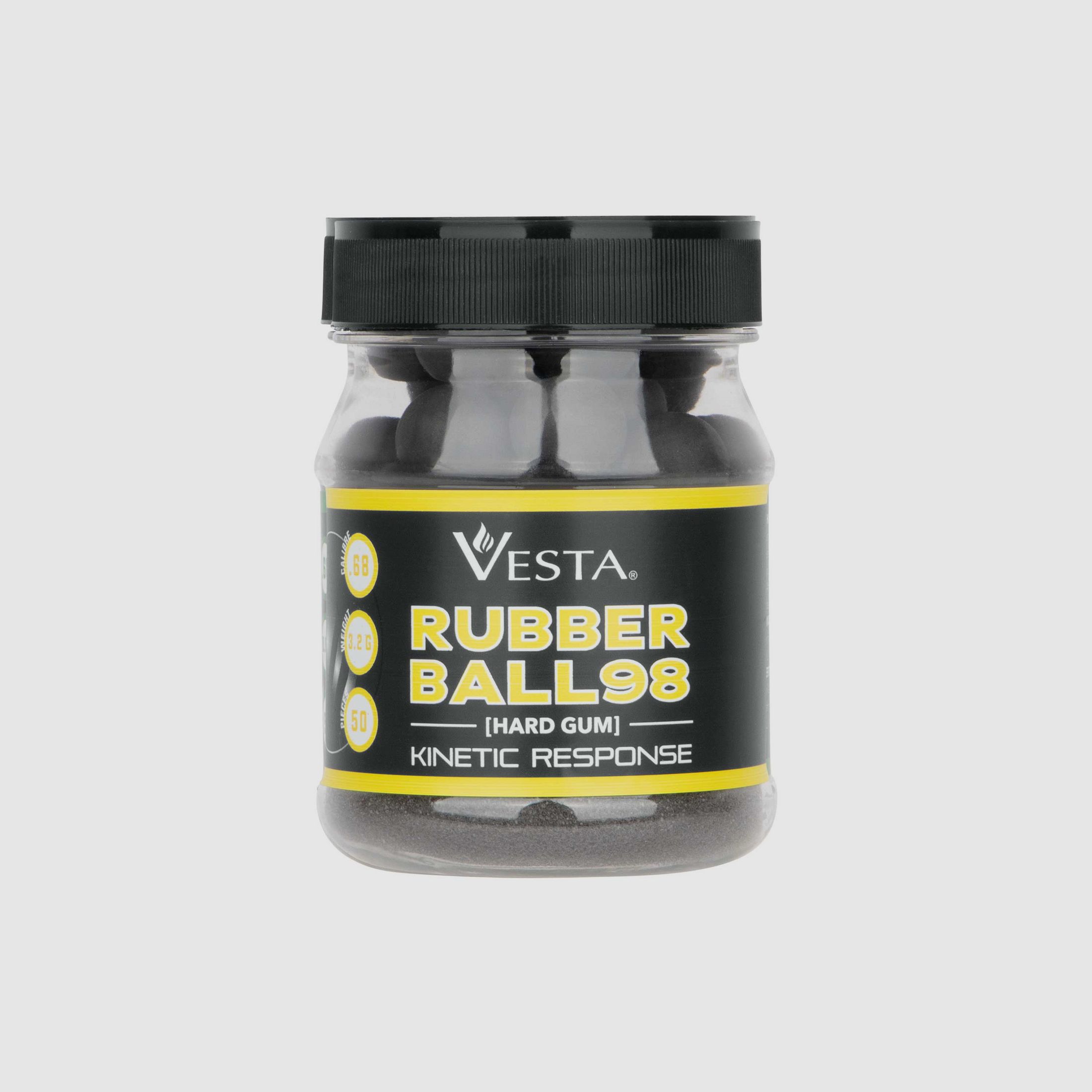 VESTA Rubber Ball 98 .68 Gummigeschosse 3,2g 50 Stück