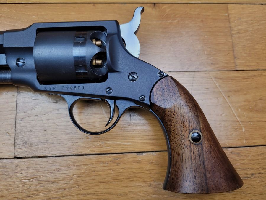 Bellissimo revolver Rogers & Spencer Army Single Action – Fabbricazione di qualità Perdersoli Target – Il revolver a percussione più avanzato in 44 PN – Arma nuova!, immagine 3 di 19