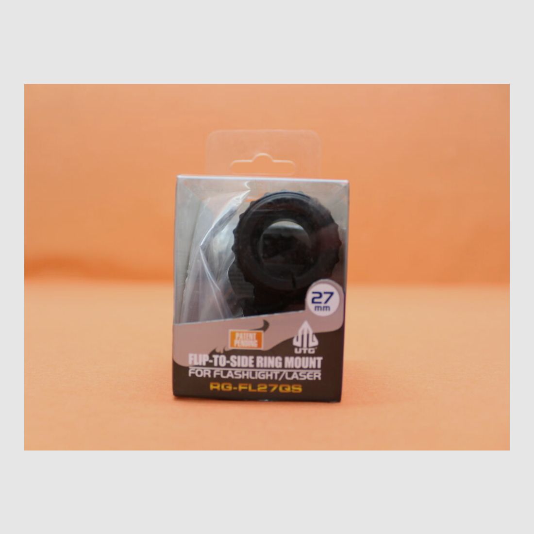 UTG - Leapers UTG QD Flip-To-Side Montage ring 27mm (RG-FL27QS) voor Picatinny profiel BH=22mm/37mm+Spacer voor 27mm/1