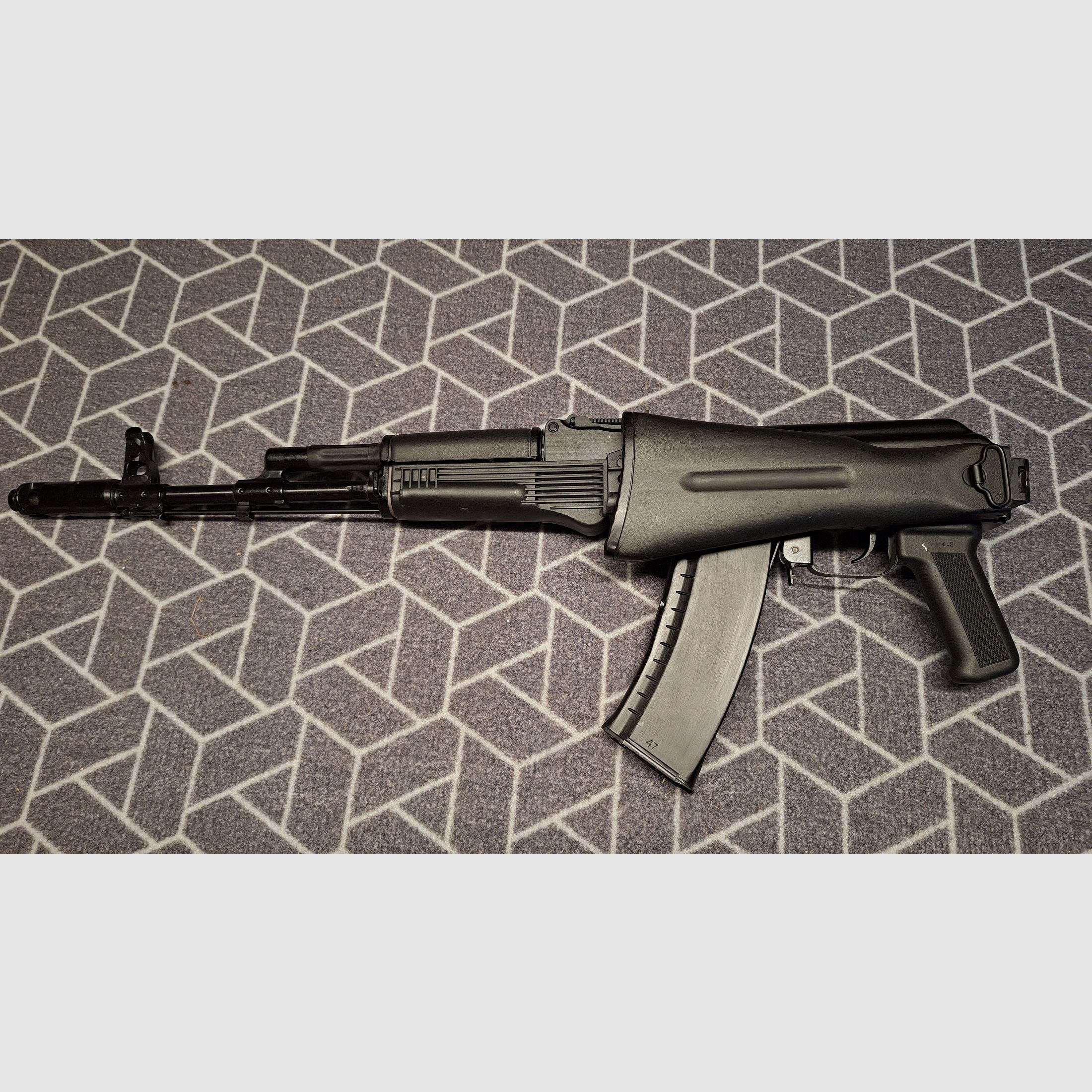 Original AK74M CO2 4.5mm Yunker full steel Kalashnikov - NEW!