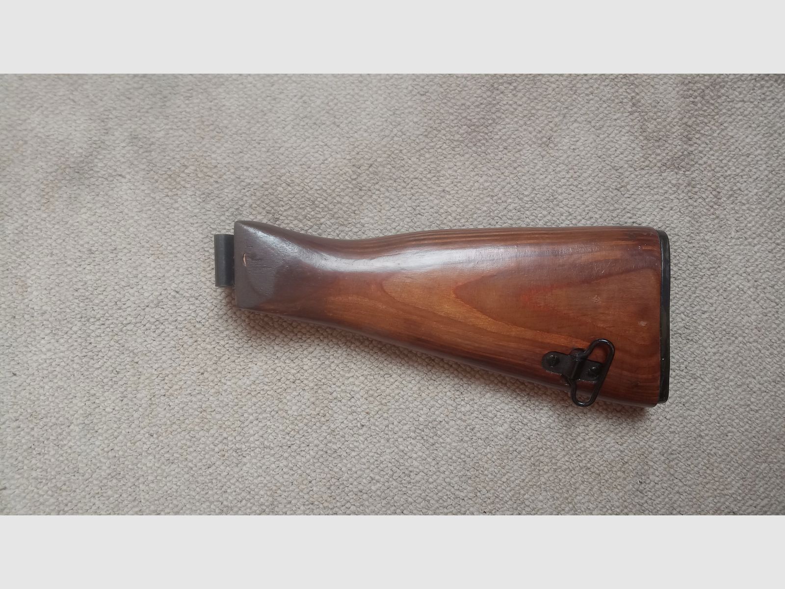 Russischer AK Holzschaft mit Adapter für Yunker Co2 Gewehr im AK74 Festschaft Look