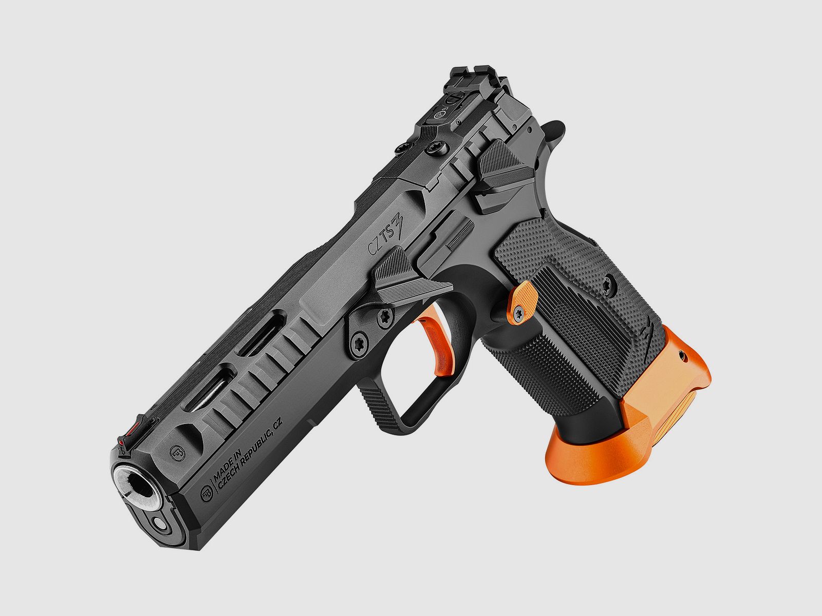 CZ TS 3 Orange OR (Optical Ready) Pistol 9mm Luger, image 1 of 12