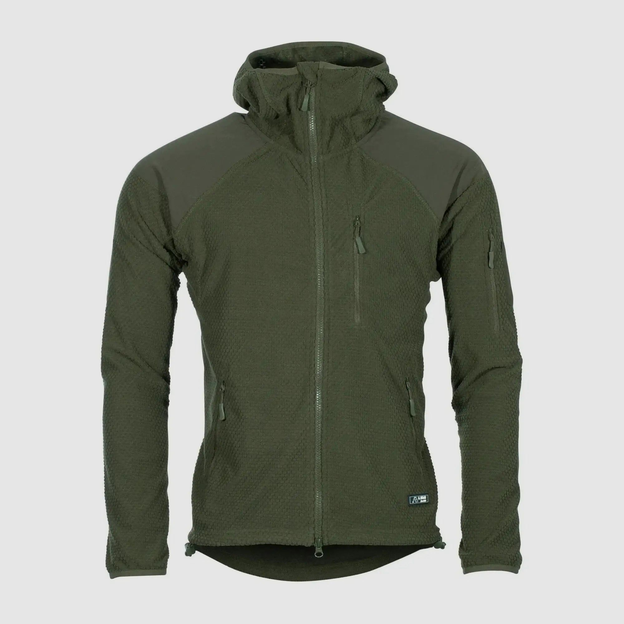 A. Blöchl Fleece Jacket Fleece Hoodie Delta - Flecktarn / 3XL