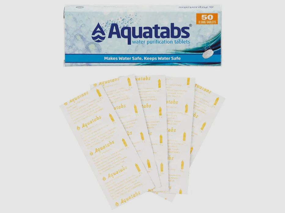 Medentech® Aquatabs® 50 tabletas para la desinfección del agua