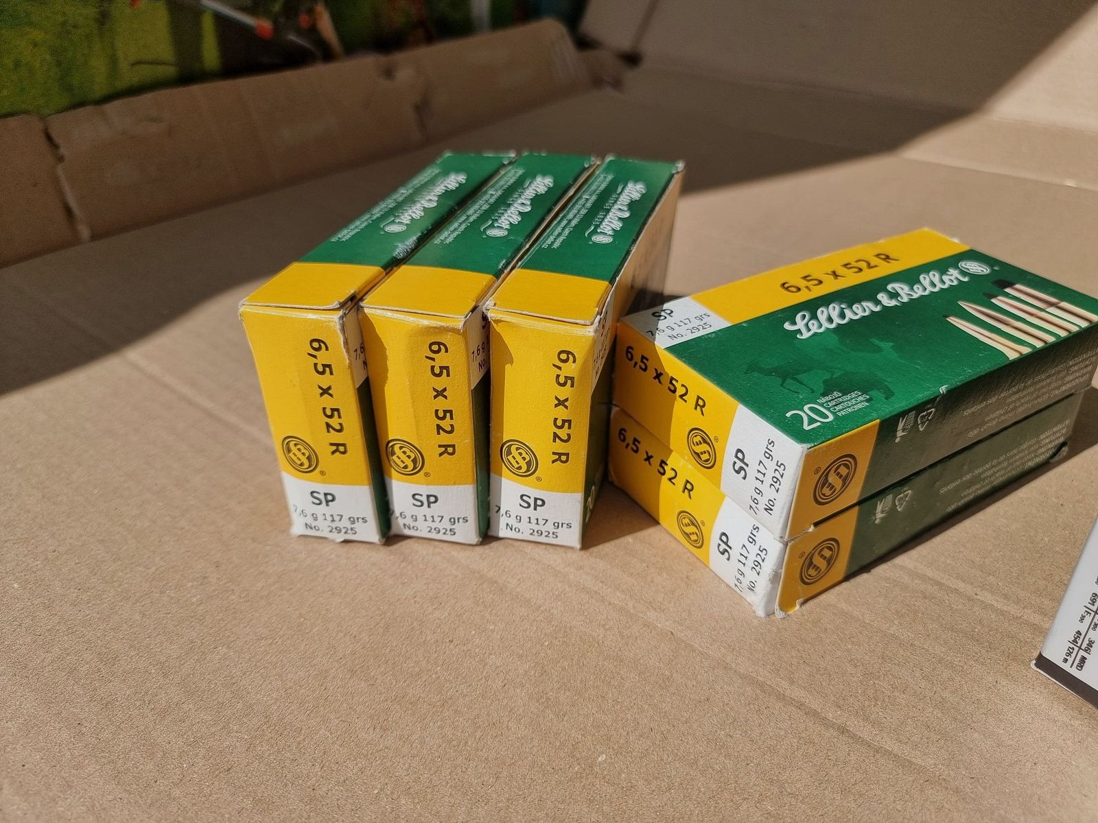 Munition S&B 6,5x52R Teilmantel - passt für 25-35 Winchester - 200 Schuss