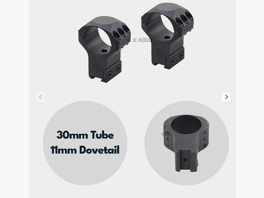 Vector Optics XASR-3006 X-Accu Montage für 30mm Tubus 11mm Dovetail, h= 38mm