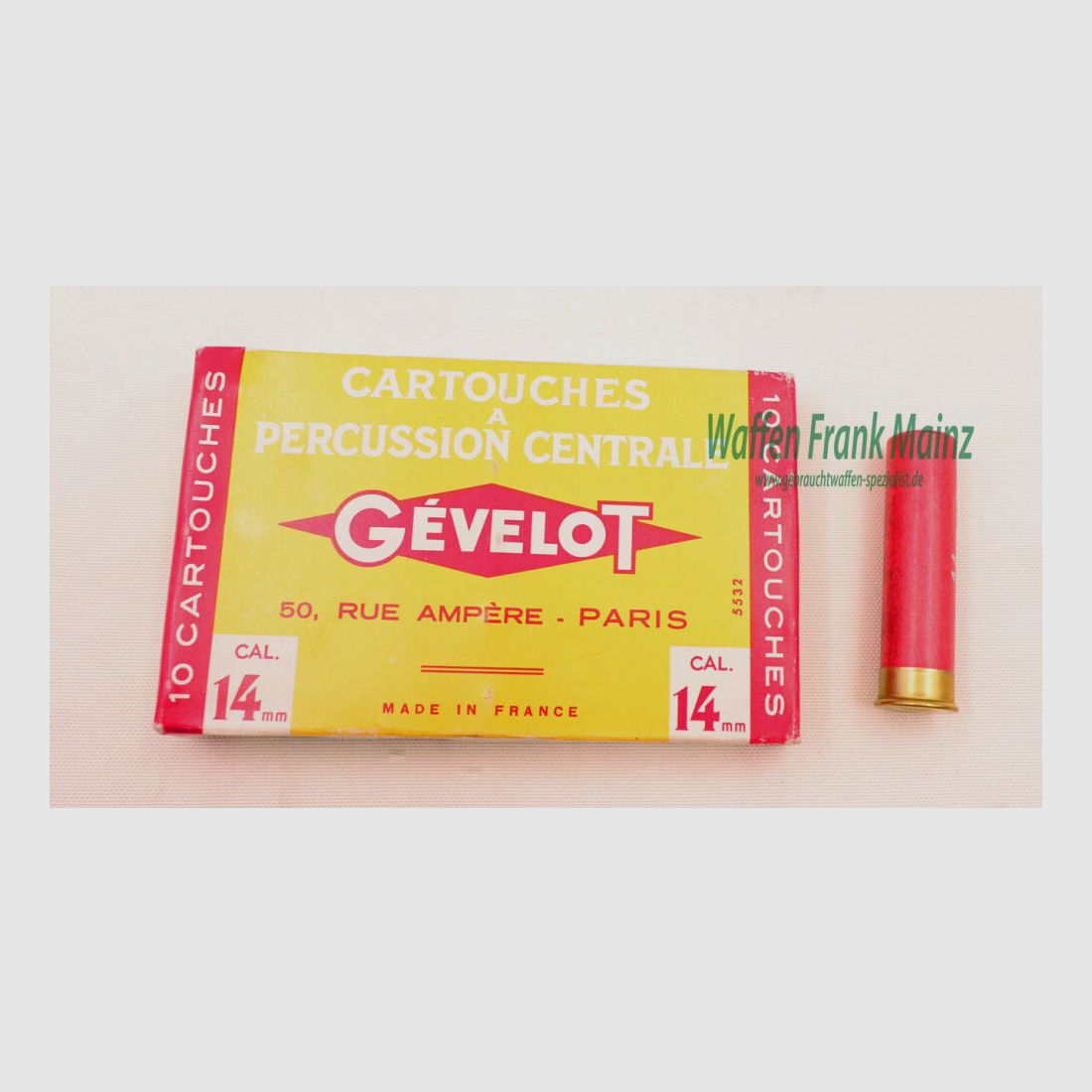 Gevelot, Francia .32/2,5'' (14mm) .32/2,5'' (14mm)