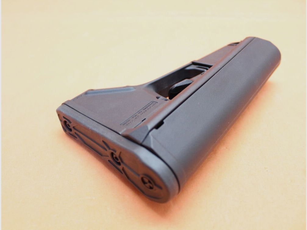 Magpul AR-15: Buttstock Magpul ACS-L (MAG378-BLK) MILSPEC Carbine Stock Polymer Black/ Black sliding stock