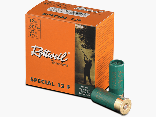 Rottweil Special 12 F 12/67.5 3.2mm - 25 pcs.
