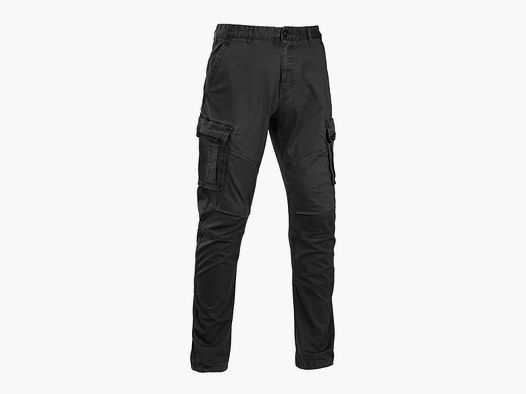 PANTALONES – DEFCON 5 – PANTALÓN CARGO LARGO NEGRO