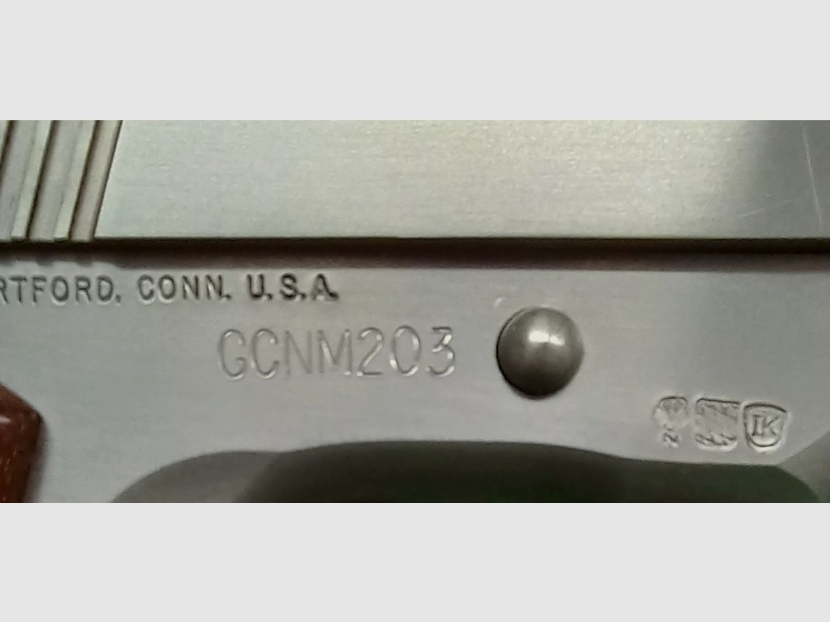 Colt Gold Cup National Match as First Edition in caliber 9mm Luger