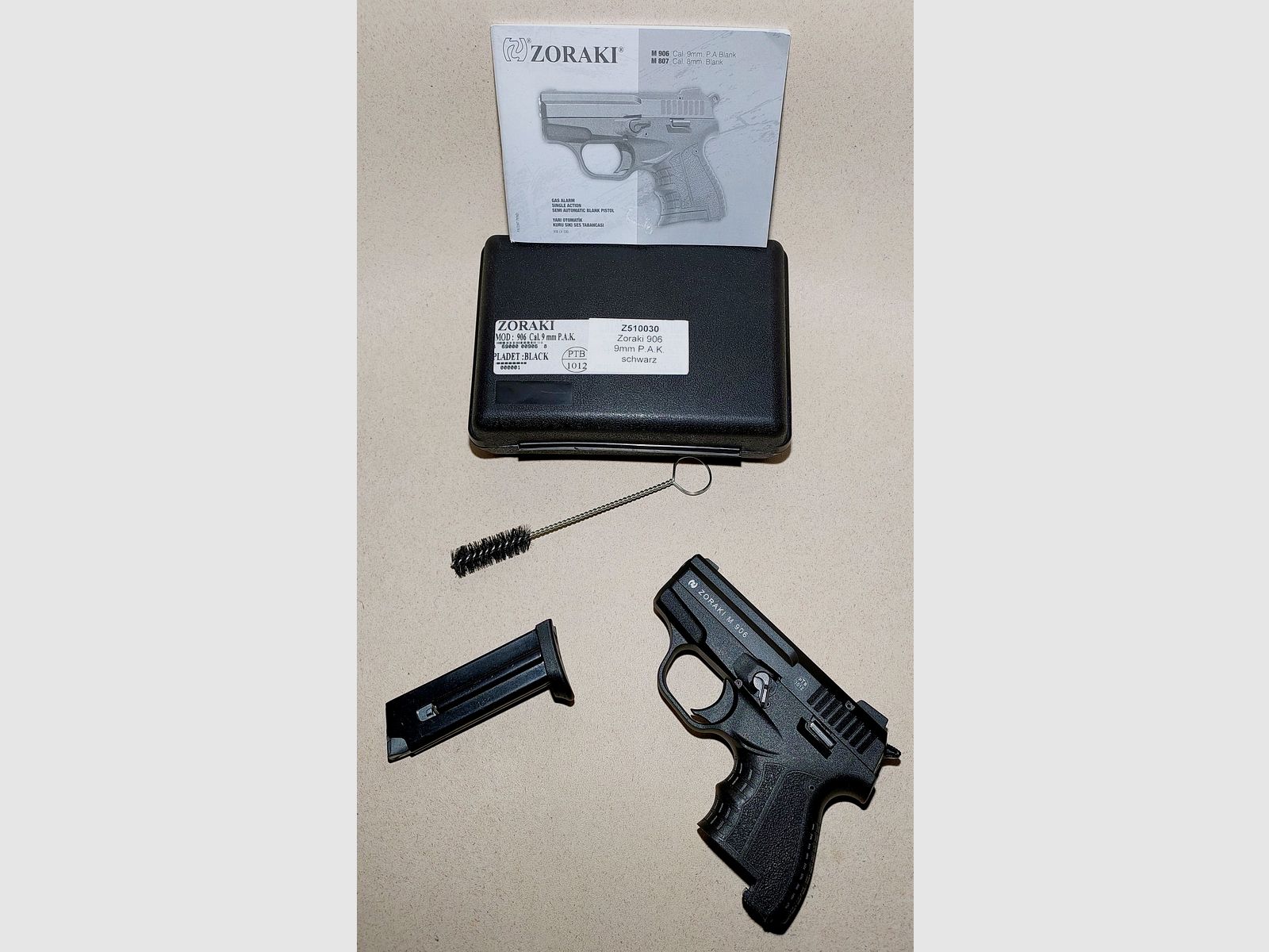 Zoraki 906 Schreckschusspistole 9mm P.A.K. (PTB 1012)