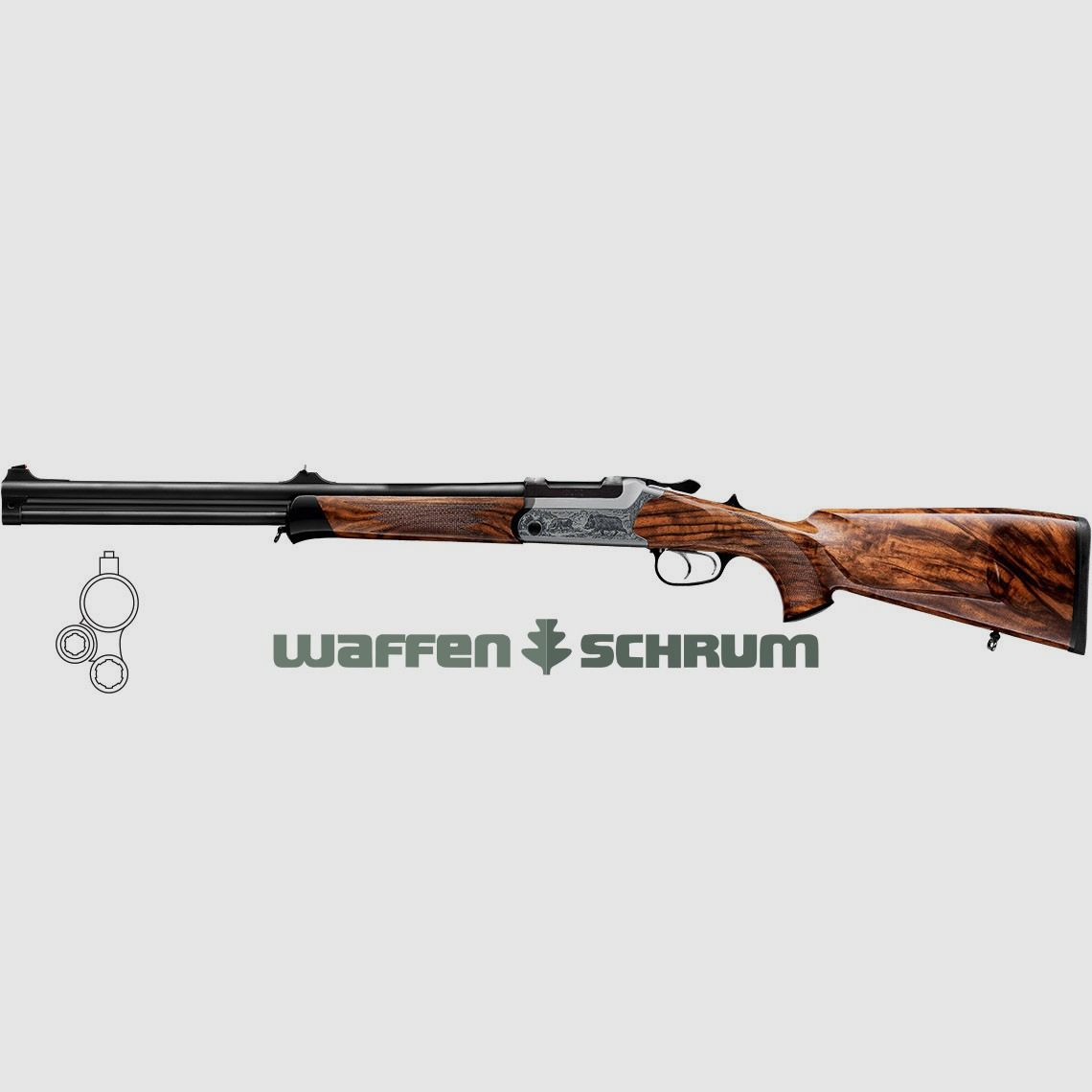 Blaser BD14 Luxus SHK:4 / Gravur: links-Schwarzwild & rechts-Rehwild