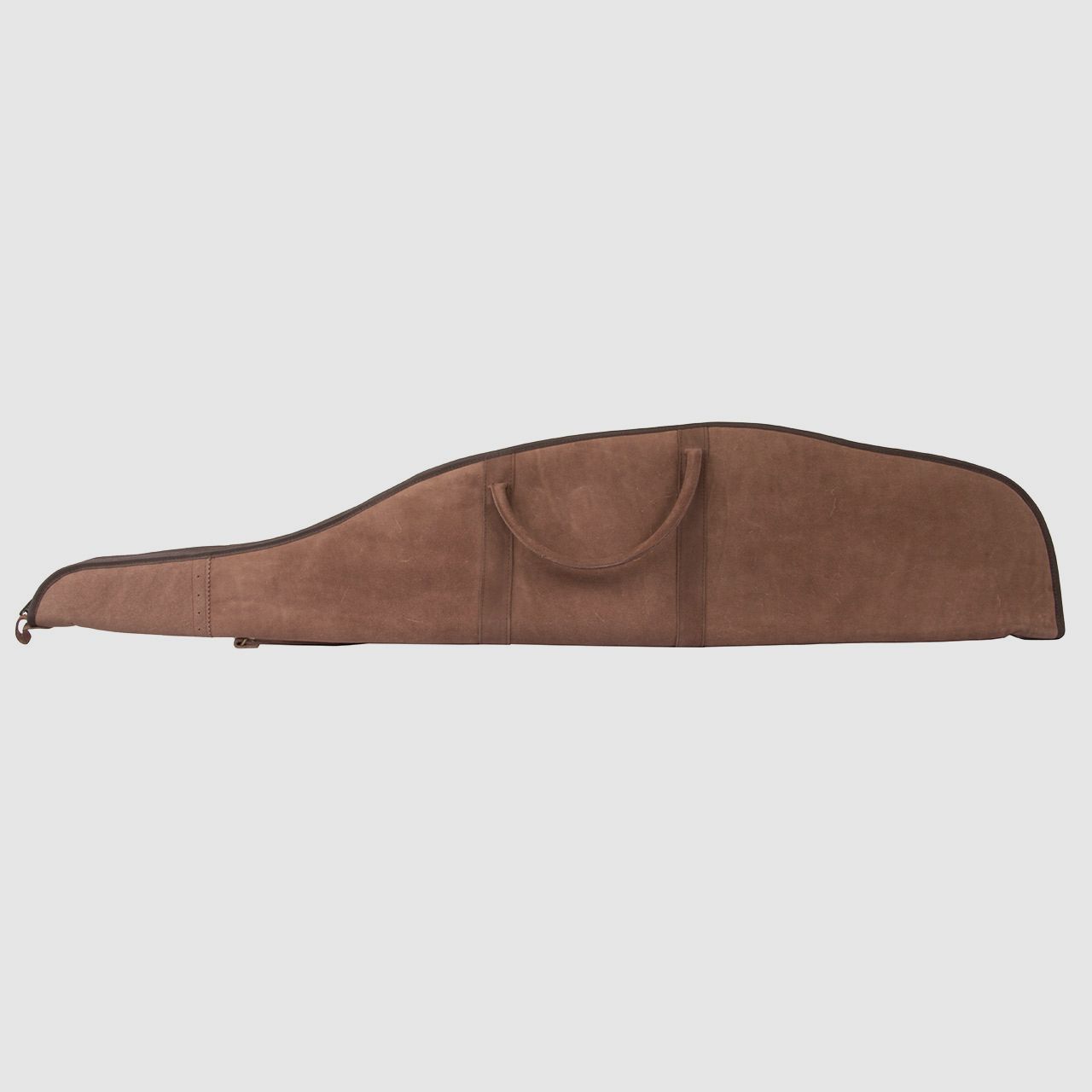 Gewehrfutteral Gewehrtasche 112 x 20 cm abschlieĂźbar Wildleder AuĂźentasche braun fĂĽr Waffen mit Zielfernrohr