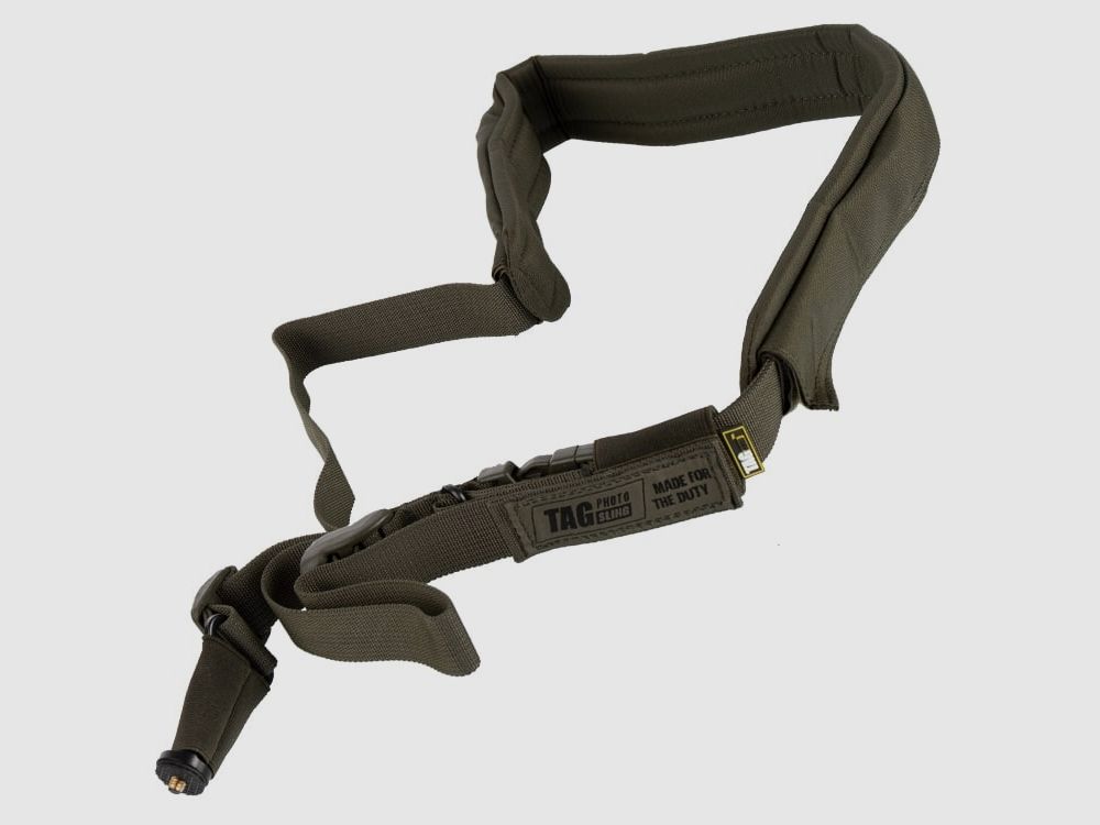 Taginn TAGSling PHOTO MASTER - Kamera Trageriemen mit Comfort Pad (oliv)