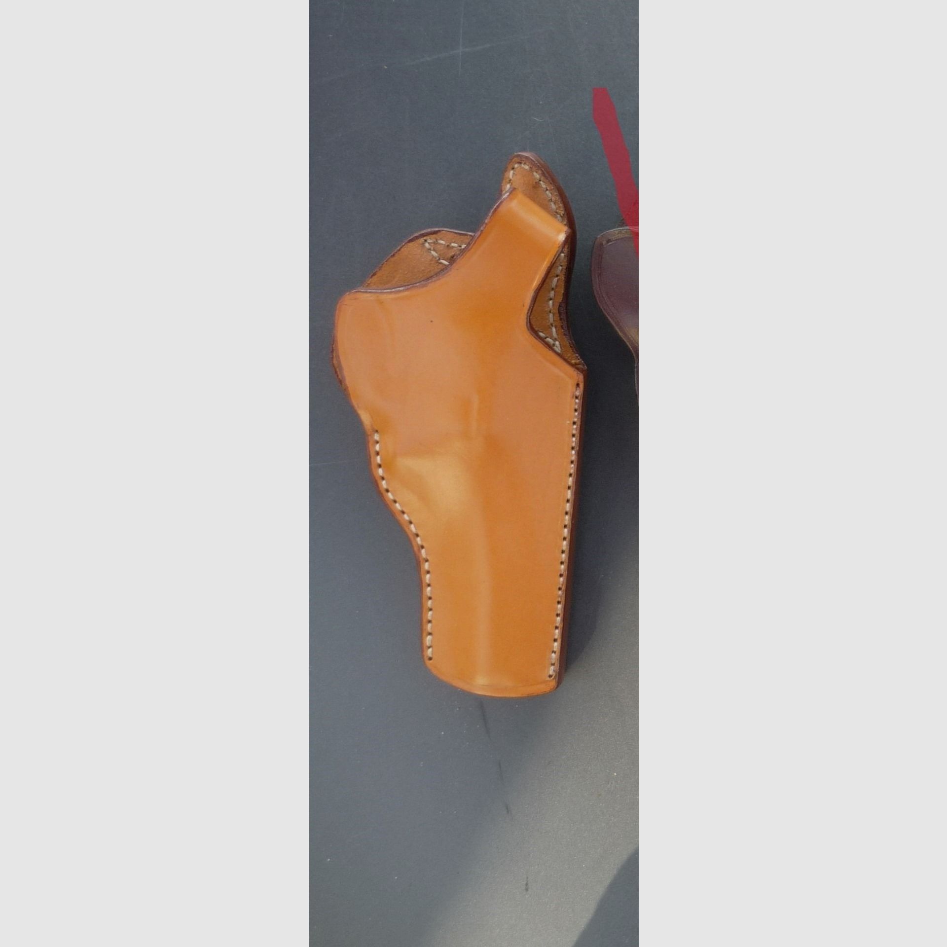 HKDesign Holster Art. Nr. 003 con guida in teflon e chiusura a scatto per: S&W M 66 4" - per destrimani, immagine 1 di 9
