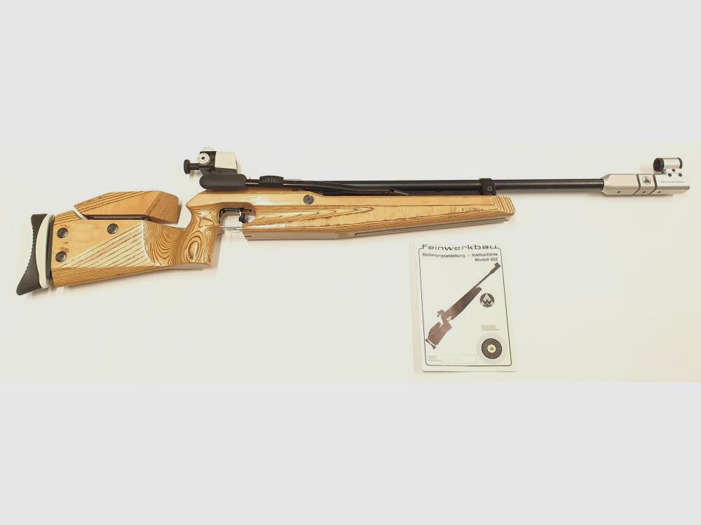 Feinwerkbau Luftgewehr Mod. 602, Kaliber 4,5 für rechts Schützen ; F im Fünfeck, Top Zustand