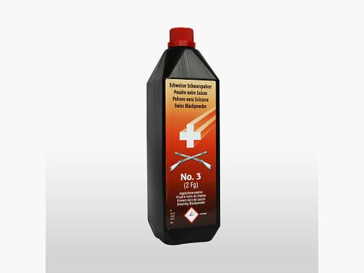 Schweizer Schwarzpulver Nr. 3, 1kg, Kaliber