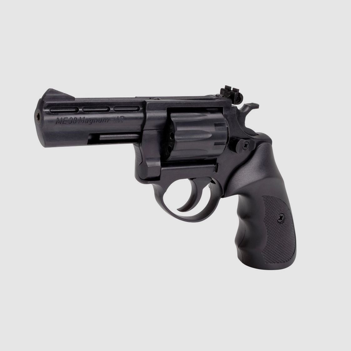 ME 38 Magnum-4R, Kal. 4 mm R lang, brüniert Kunststoffgriff