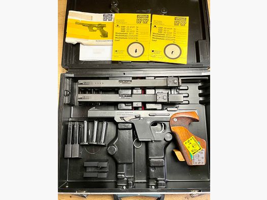 Walther GSP .22lr Komolettset inkl WS .22short u OSP .32SuW long WC