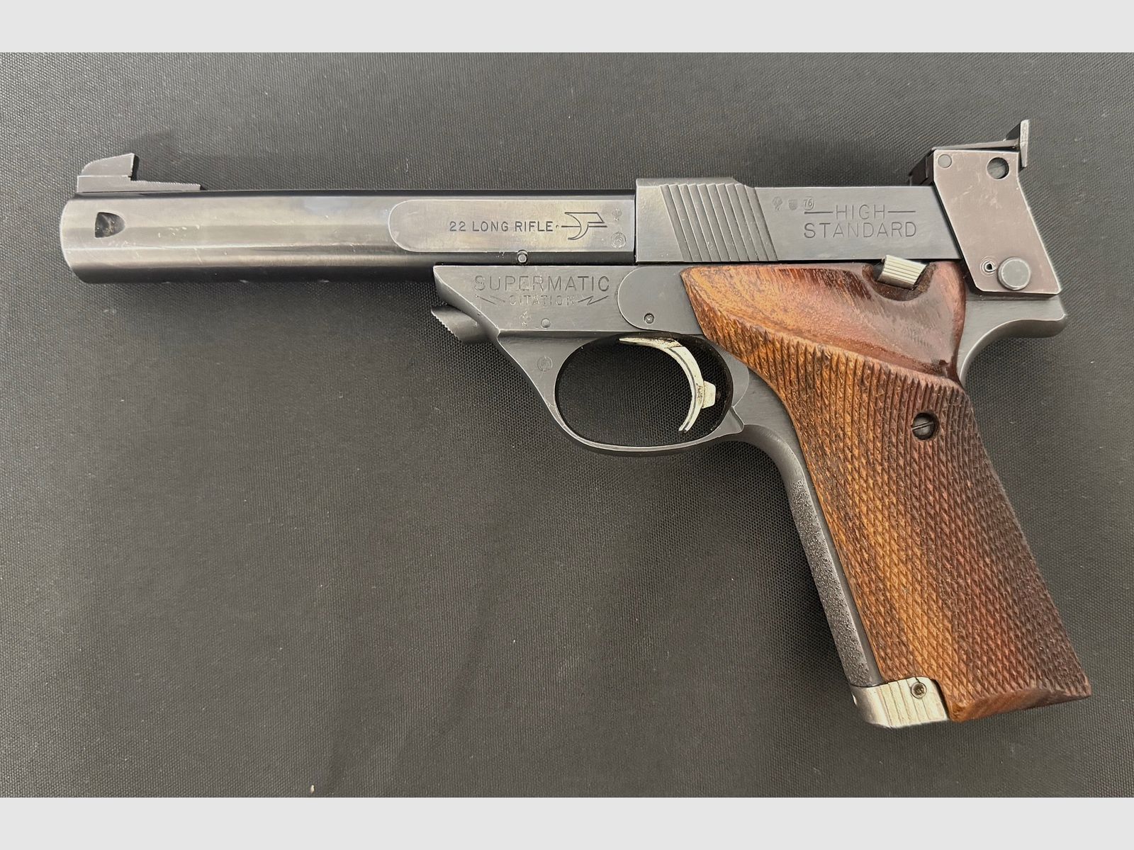 High Standard Supermatic Citacion Sportpistole Matchpistole Kaliber .22Lr