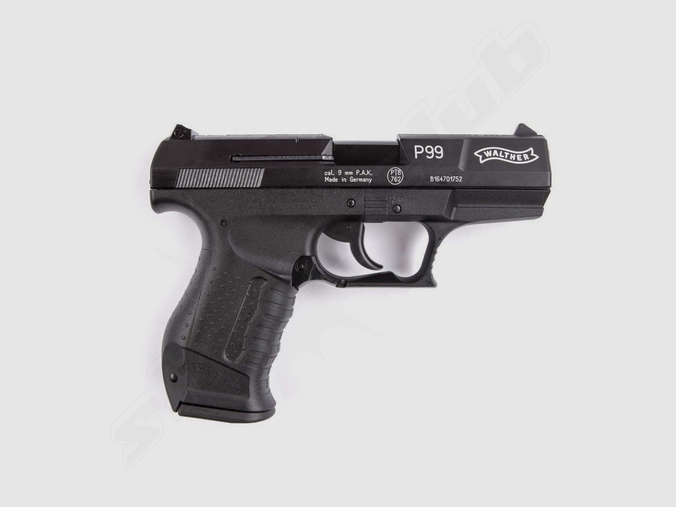 Walther P99 P.A.K. brüniert mit 50 shoot-club Platzpatronen