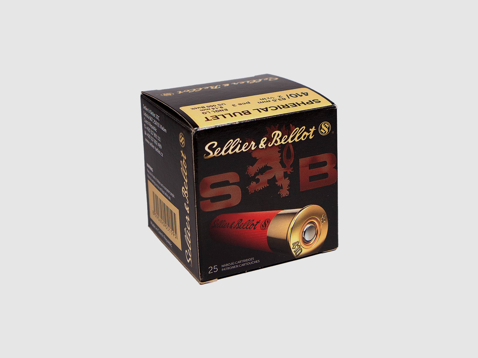 S&B Ammunicja Strzelecka 410/63,5 9,14mm Kulka Sferyczna, zdjęcie 1 z 2