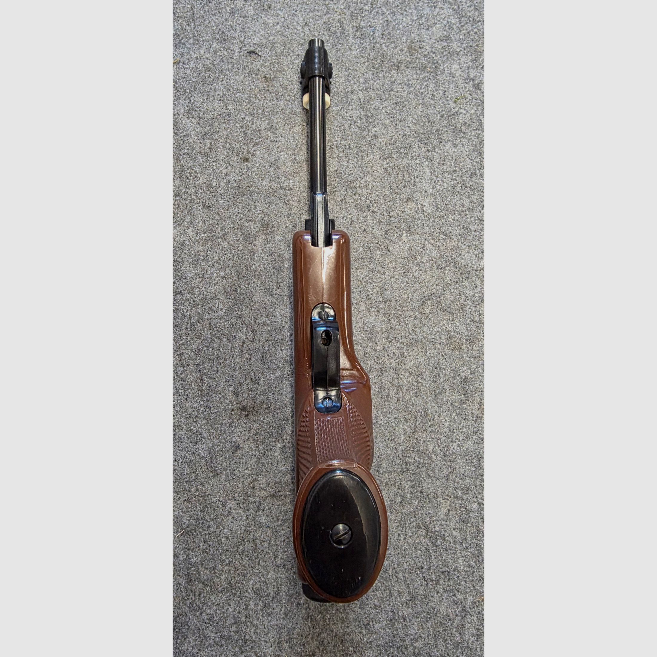Für Sammler neuwertige  Diana Luftpistole Modell 6 von 1969 ohne F - Zeichen Pistole Cal. 4,5mm Diabolo Knicker