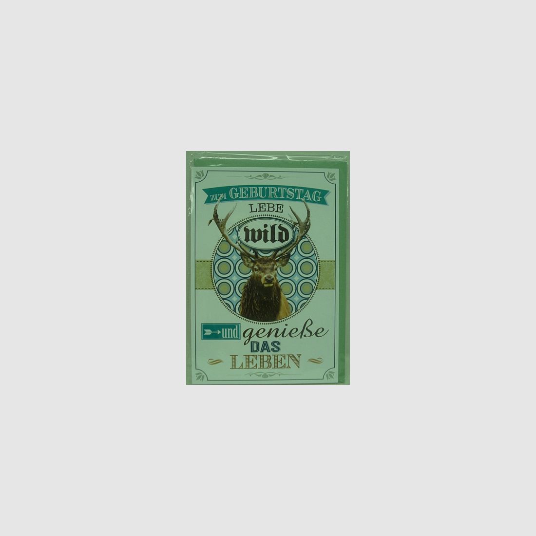 Geb.Karte Lebe Wild - genieße das Leben