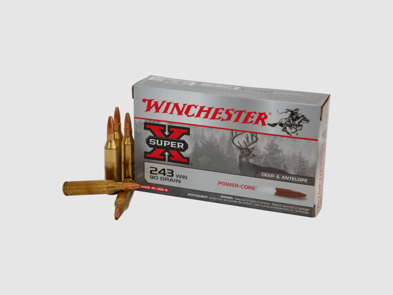 Winchester .243 Win. 5,8g/ 90gr PowerCore – Bleifrei, Bild 1 von 2