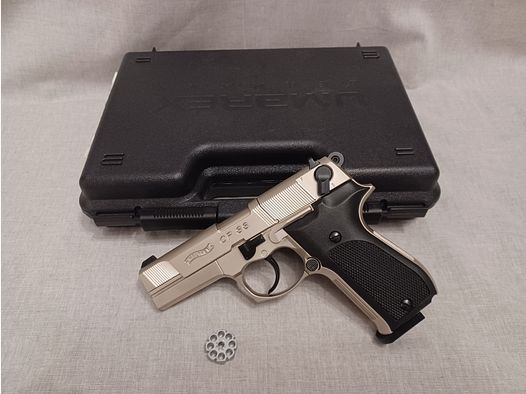 Walther CP88 / nickel / 4,5 mm Diabolo / CO2 / Pistole / OVP (15)