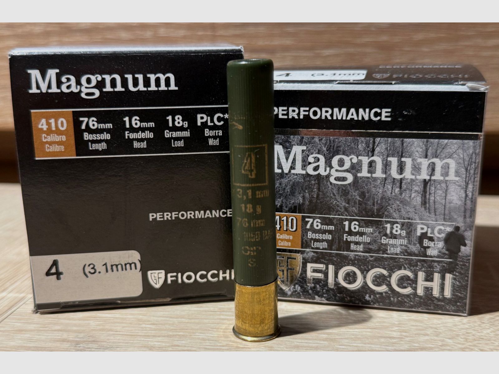 Fiocchi Performance Magnum - 410/76 - 18g - Nr. 4 (3,1mm) - Ołów