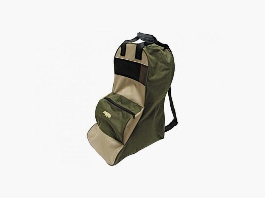 Laarzentas Kaki/Beige logo wildzwijn