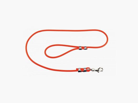 Correa tubular Biothane naranja de 1,20 m para perro - Helen Baud
