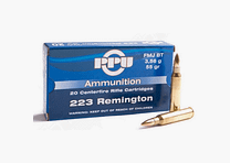 PPU .223 Remington 3,56g – 55grs – FMJ Vollmantel SP 20Stk
