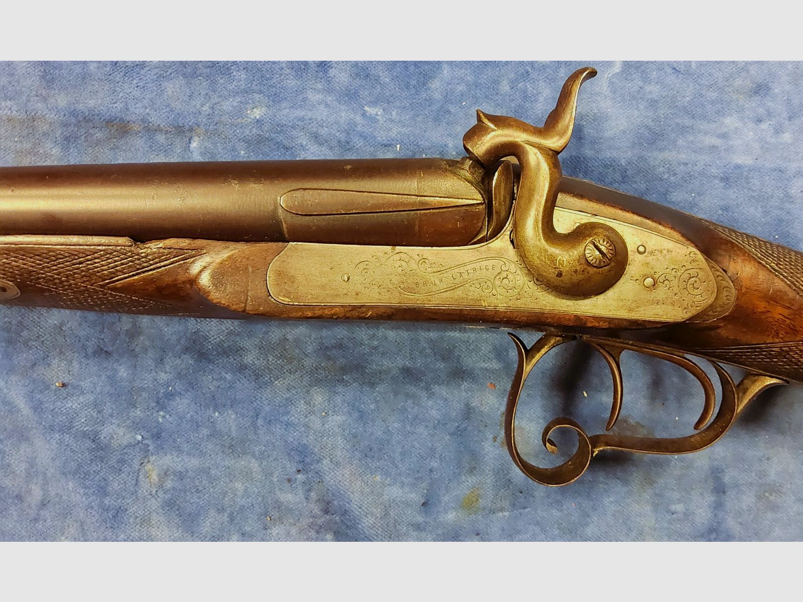 Doppelläufiges Perkussionsgewehr Brun Latrige (genehmigungsfrei), Bild 9 von 19