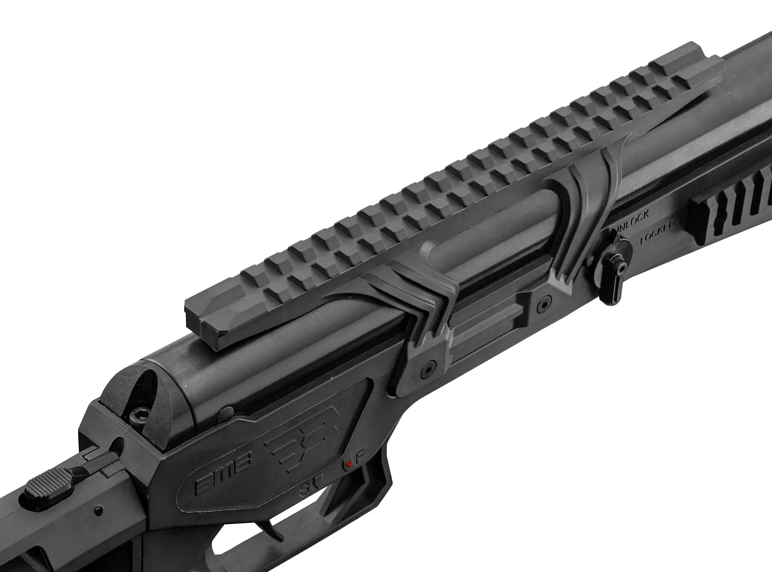 Druckluftbüchse BlackBunker BM8 Schwarz Kaliber 4,5 mm 19,90 Joule, Bild 10 von 28