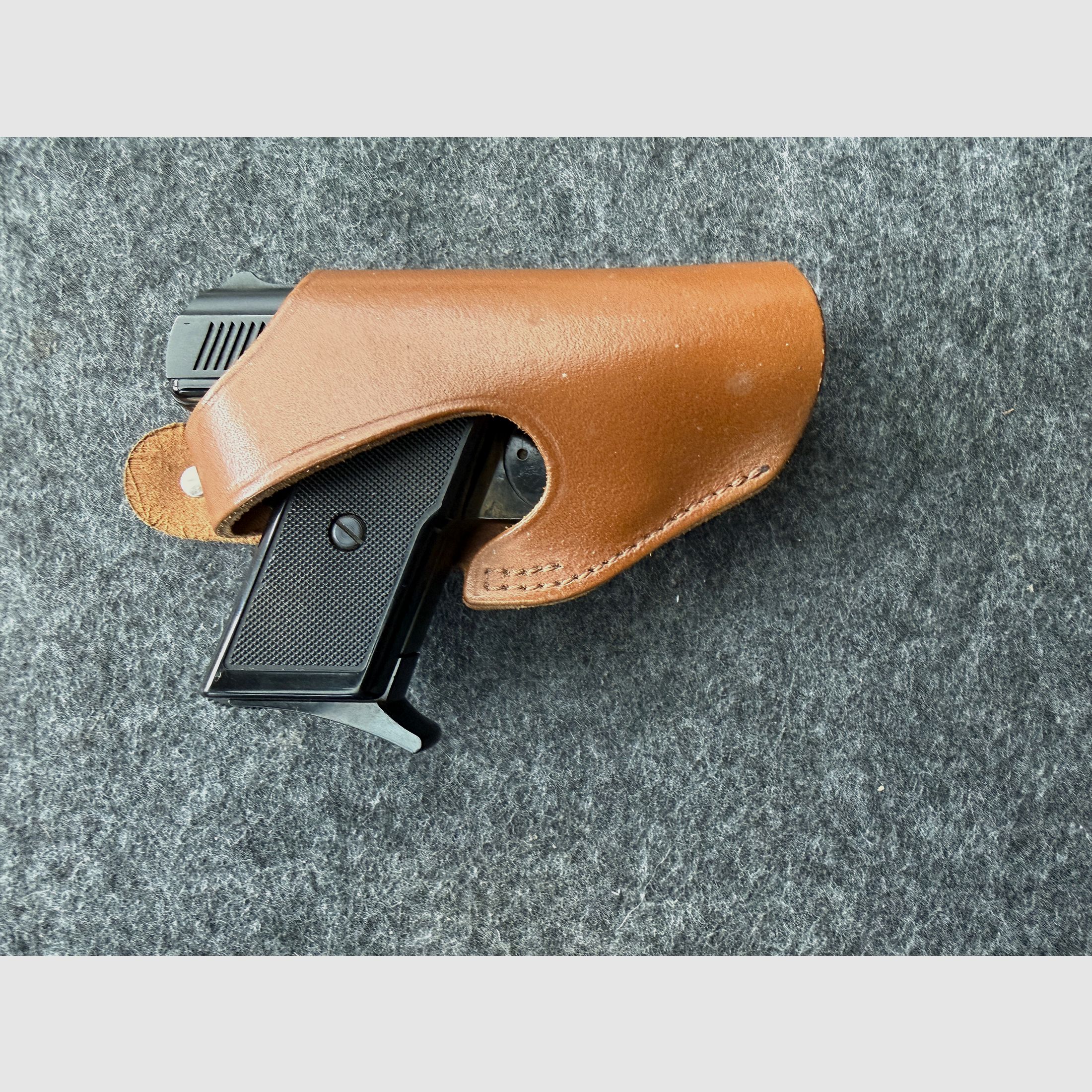 Reck Perfecta FBI 8000, PTB-Nummer 387/2 aus dem Jahr 1994 mit Original-Karton, Anleitung, Rechnung und Holster