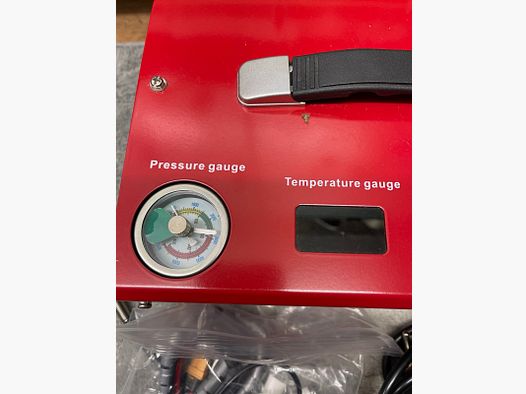 PCP compressor 300 bar 4500Psi met auto-stop nieuw - als nieuw