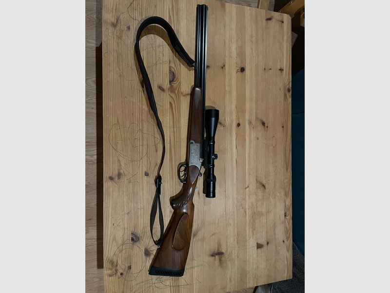 Bockbüchsflinte Blaser ES 80 mit Swarovski Habicht 4-12 x 50