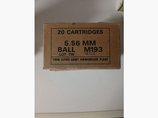 5,56x45 M193 Ball Munition 