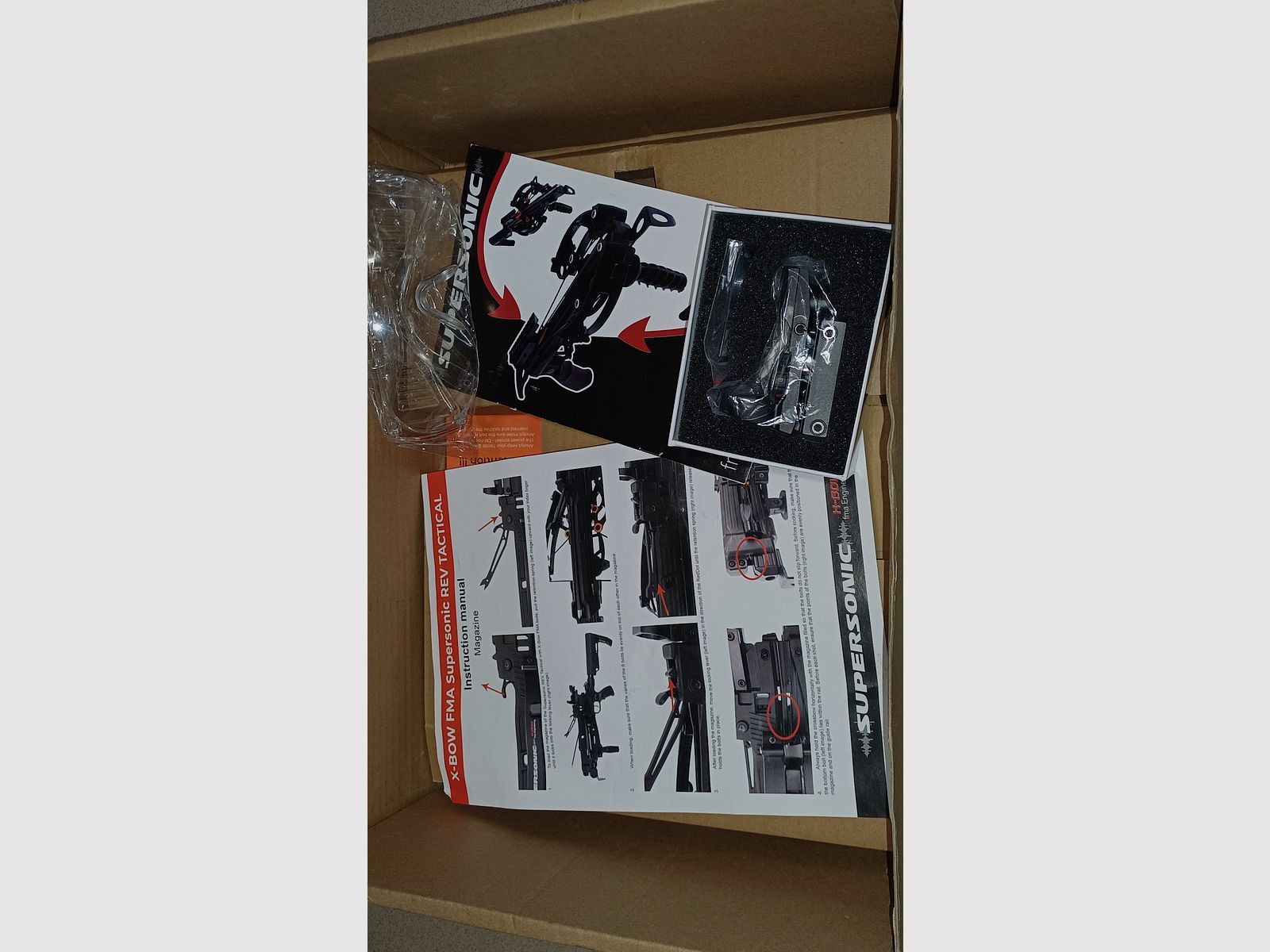 X-bow fma Supersonic Rev Tactical als nieuw Roodpunt